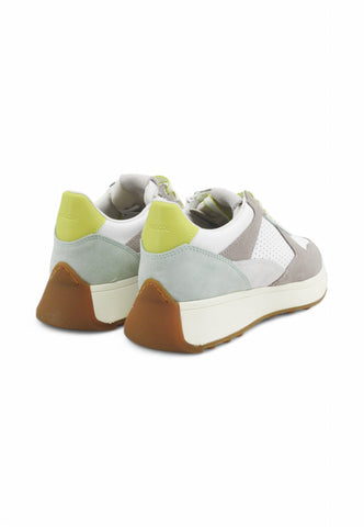GEOX Sneakers Donna Bianco Verde Grigio D46MDA8522-PE25-C0284