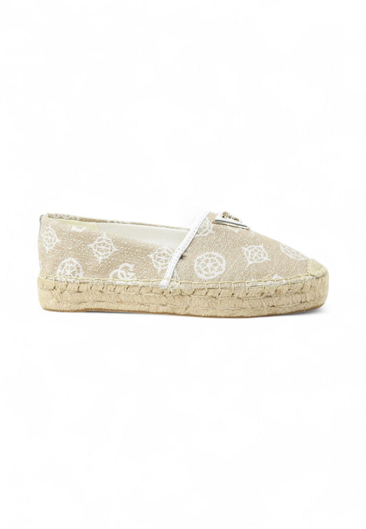 GUESS Mocassini Donna Beige Bianco FLJDNNFAL14-PE25-NATWH