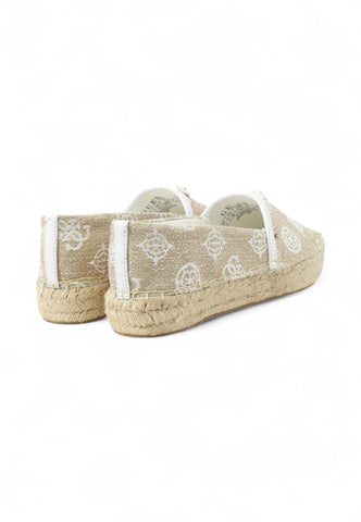 GUESS Mocassini Donna Beige Bianco FLJDNNFAL14-PE25-NATWH