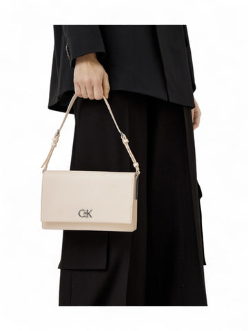 CALVIN KLEIN Borsa a mano Donna Bianco K60K612807-YAO-PE25