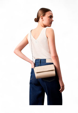 CALVIN KLEIN Borsa Tracolla Donna Beige K60K612995-W75-PE25