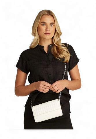 CALVIN KLEIN Borsa Tracolla Donna Bianco K60K612995-67U-PE25