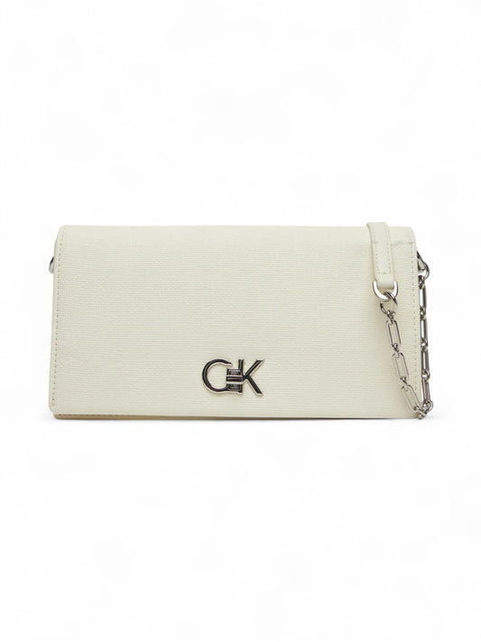 CALVIN KLEIN Borsa Tracolla Donna Bianco K60K613180-67U-PE25