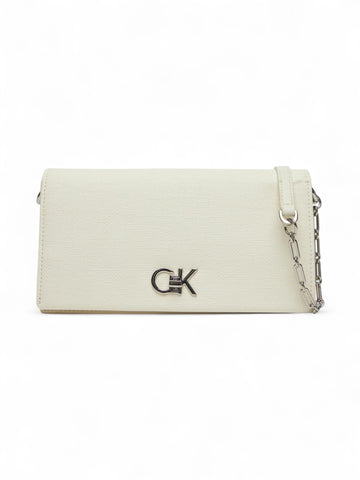CALVIN KLEIN Borsa Tracolla Donna Bianco K60K613180-67U-PE25