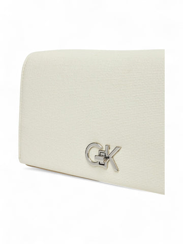 CALVIN KLEIN Borsa Tracolla Donna Bianco K60K613180-67U-PE25
