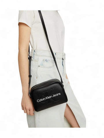 CALVIN KLEIN Borsa Tracolla Donna Nero K60K612220-01R-PE25