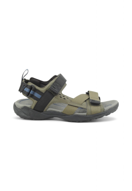 GEOX Sandali Uomo Verde Nero U4550B011EK-PE25-C3009