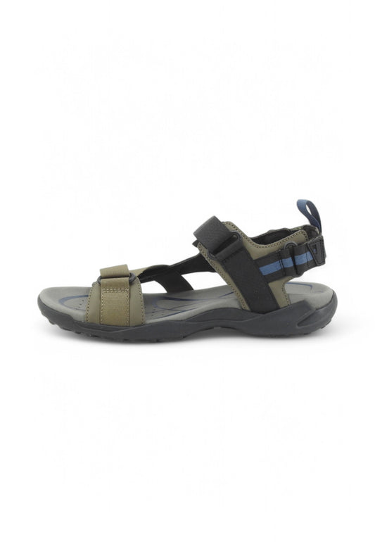 GEOX Sandali Uomo Verde Nero U4550B011EK-PE25-C3009