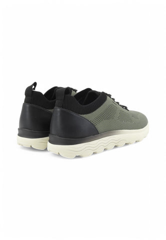 GEOX Sneakers Uomo Verde Nero U55BYE0009T-PE25-C0450