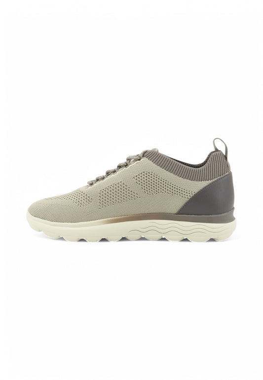 GEOX Sneakers Uomo Beige Nero U55BYE0009T-PE25-C5124
