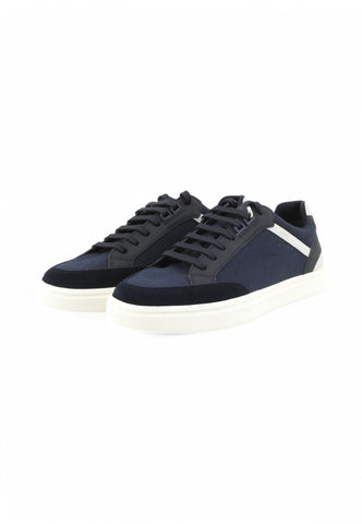 GEOX Sneakers Uomo Blu Bianco U55LDB0NBEK-PE25-C4002