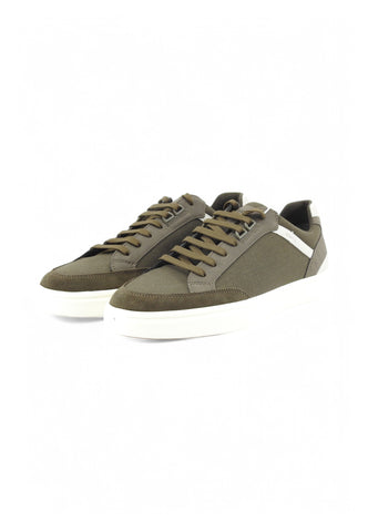 GEOX Sneakers Uomo Verde Bianco U55LDB0NBEK-PE25-C3391