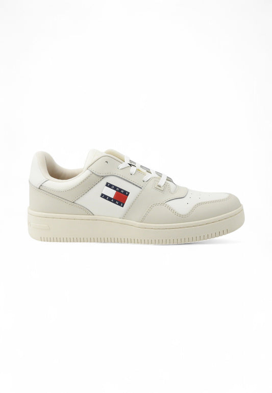 TOMMY HILFIGER Sneakers Uomo Bianco Grigio EM0EM01395YBI-PE25