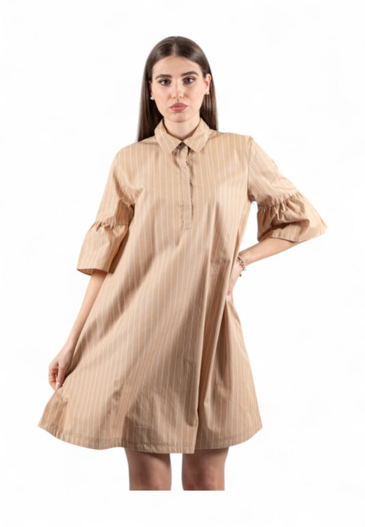 EMME MARELLA Abito Donna Beige Bianco MEDICEA-PE25-017
