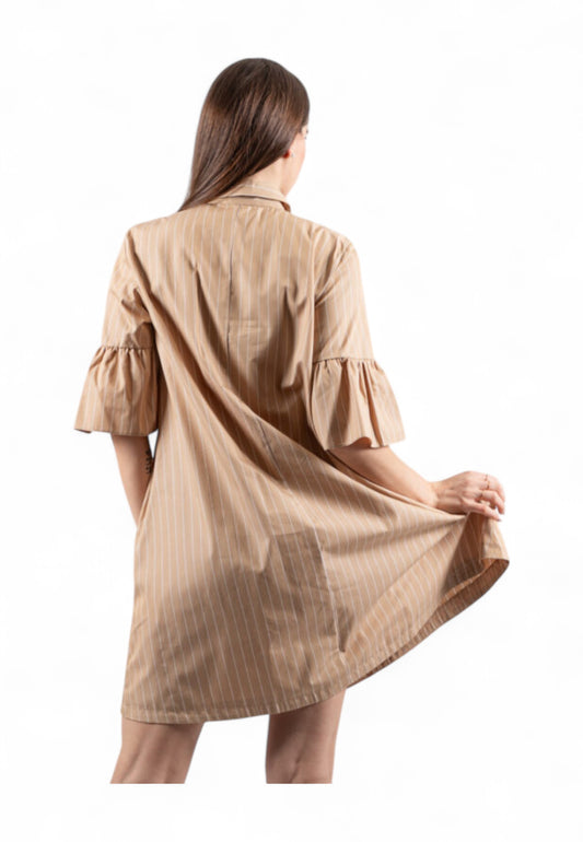 EMME MARELLA Abito Donna Beige Bianco MEDICEA-PE25-017