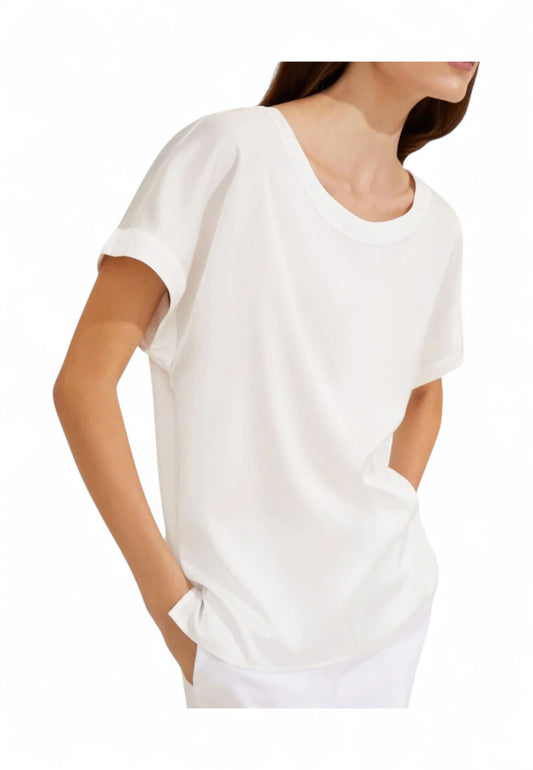 EMME MARELLA Blusa Donna Bianco KLAUSEN-PE25-001