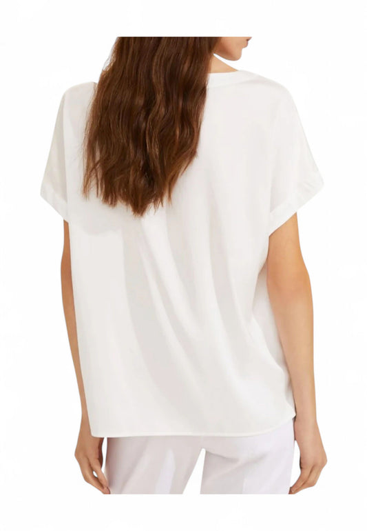 EMME MARELLA Blusa Donna Bianco KLAUSEN-PE25-001