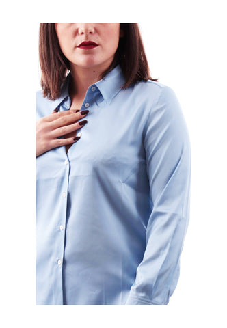EMME MARELLA Camicia Donna Azzurro SONETTO-PE25-004