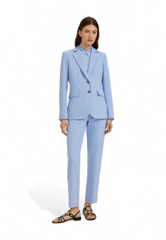 EMME MARELLA Completo Giacca & Pantalone Donna Azzurro MALIZIA-PE25-006