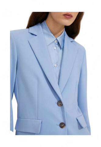 EMME MARELLA Completo Giacca & Pantalone Donna Azzurro MALIZIA-PE25-006