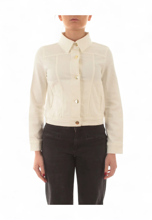 EMME MARELLA Giacca Jeans Donna Beige ERIDANI-PE25-002