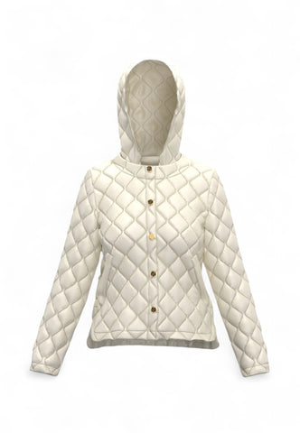 EMME MARELLA Giubbino Donna Bianco FLEUR-PE25-001