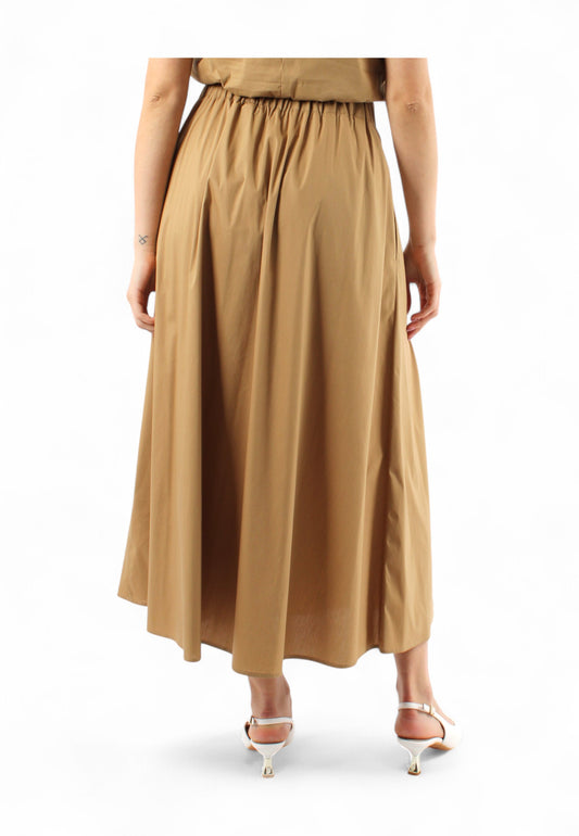 EMME MARELLA Gonna Donna Beige URALI-PE25-005