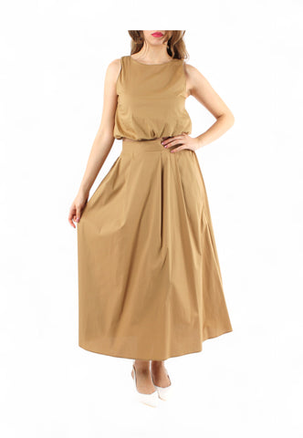 EMME MARELLA Gonna Donna Beige URALI-PE25-005