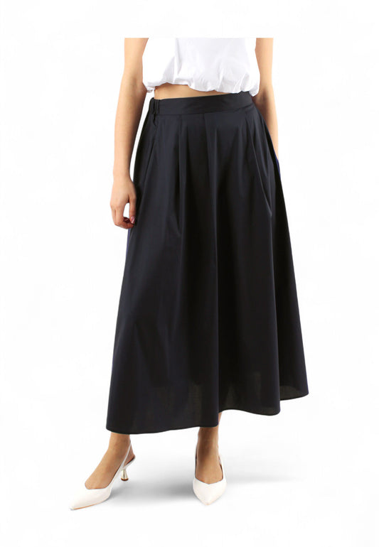 EMME MARELLA Gonna Donna Nero URALI-PE25-016