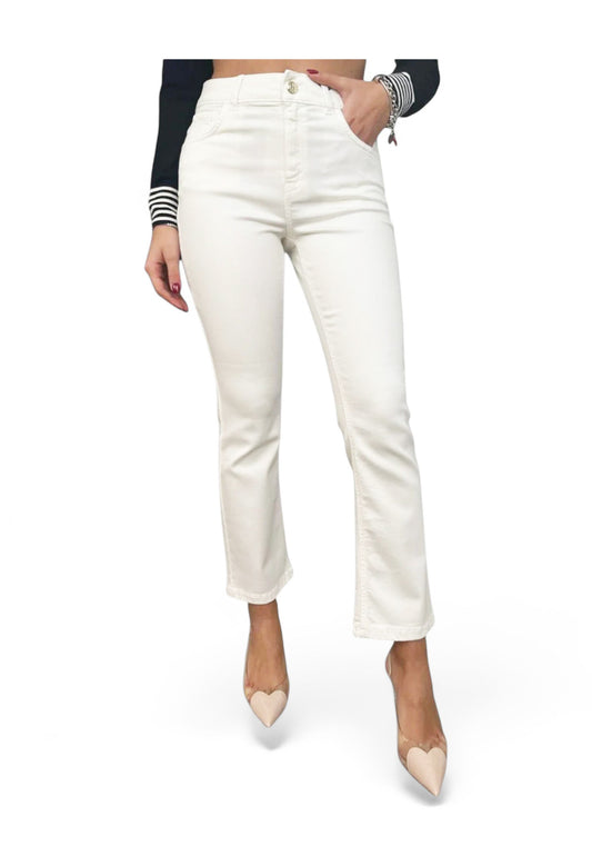 EMME MARELLA Jeans Donna Bianco MODE-PE25-001