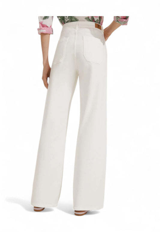 EMME MARELLA Jeans Donna Bianco SAMOVAR-PE25-001
