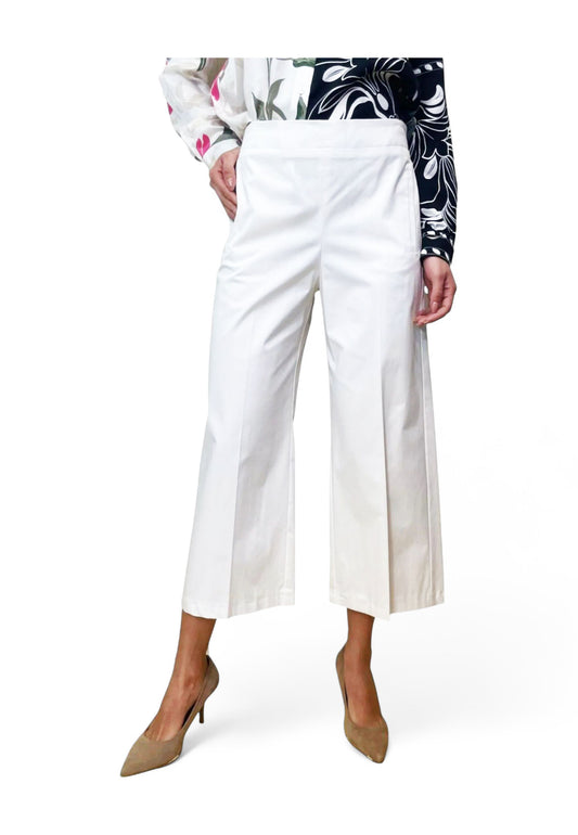 EMME MARELLA Pantaloni Donna Bianco TISBE-PE25-004