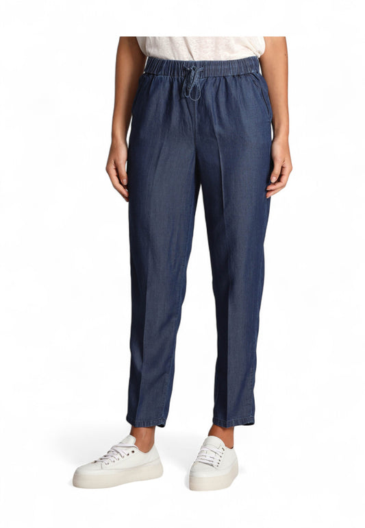 EMME MARELLA Pantaloni Donna Blu MEDINA-PE25-001