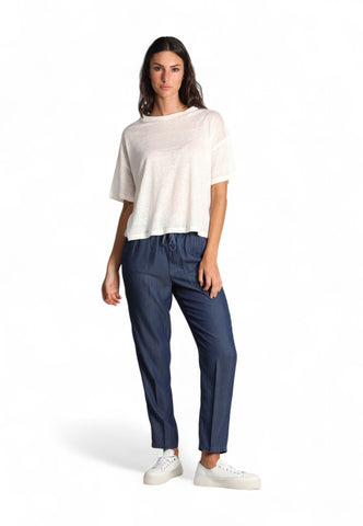 EMME MARELLA Pantaloni Donna Blu MEDINA-PE25-001