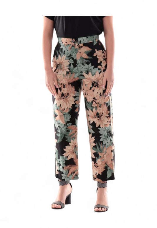 EMME MARELLA Pantaloni Donna Nero Fantasia VOLT-PE25-008