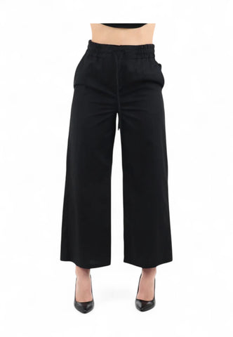 EMME MARELLA Pantaloni Donna Nero VALETTE-PE25-001