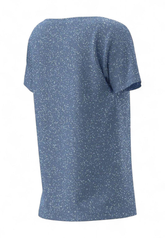 EMME MARELLA T-Shirt Donna Azzurro Lurex ZERMAT-PE25-004