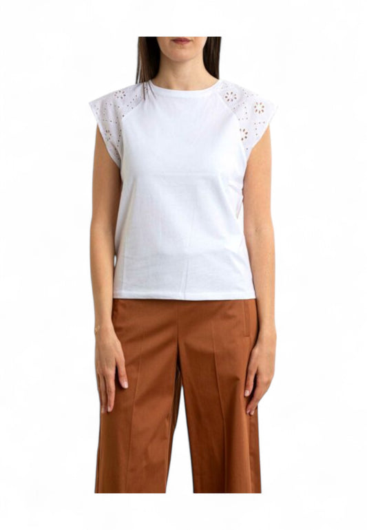 EMME MARELLA T-Shirt Donna Bianco IVANA-PE25-001
