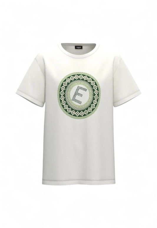 EMME MARELLA T-Shirt Donna Bianco Verde CHENZIA-PE25-003