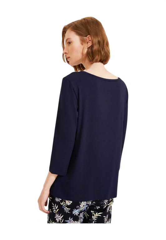 EMME MARELLA T-Shirt Donna Blu LIDIA-PE25-012