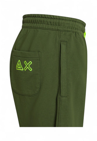 SUN68 Pantaloni Tuta Uomo Verde Giallo F35141-PE25-37