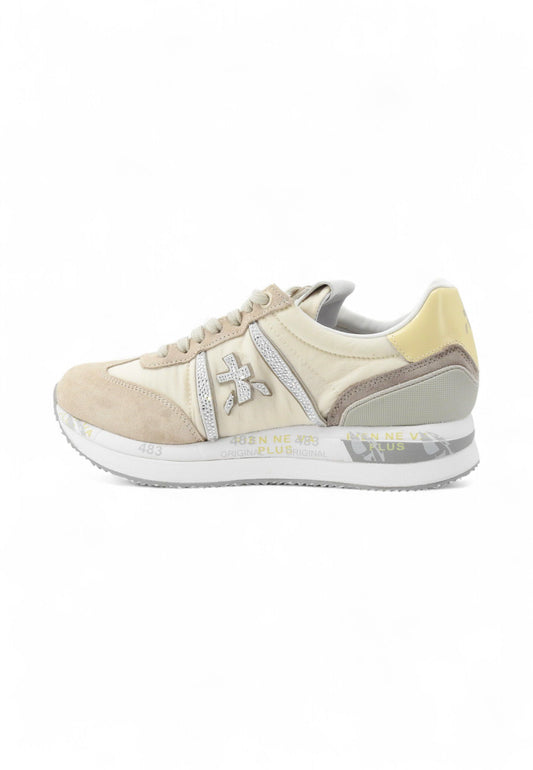 PREMIATA Sneakers Donna Beige Strass CONNY-PE25-VAR 6671