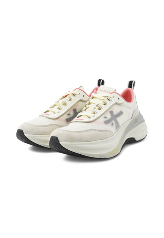 PREMIATA Sneakers Donna Bianco Rosa HILL-PE25-VAR 7509