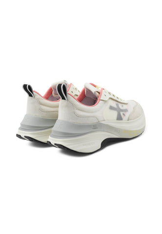 PREMIATA Sneakers Donna Bianco Rosa HILL-PE25-VAR 7509