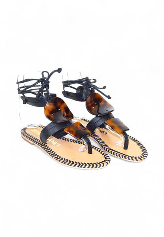 JANET Sandali Infradito Donna Nero J-260-PE25-J254