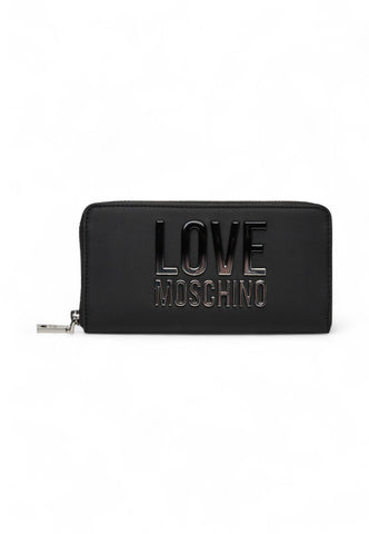 LOVE MOSCHINO Portafogli Donna Nero Argento JC5730PP0MKD000B-PE25