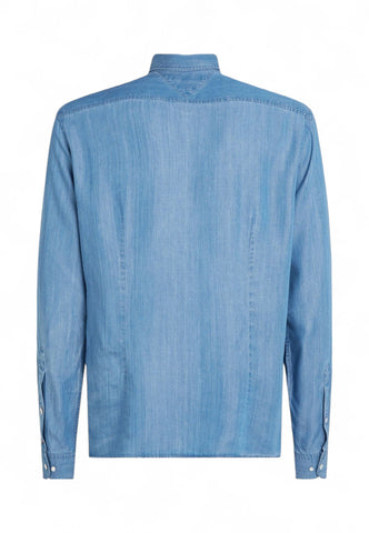 TOMMY HILFIGER Camicia Jeans Uomo Azzurro MW0MW374291BC-PE25