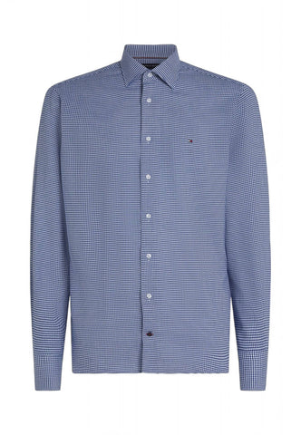 TOMMY HILFIGER Camicia Uomo Bianco Blu MW0MW381480K4-PE25
