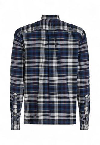 TOMMY HILFIGER Camicia Uomo Blu Bianco MW0MW375660GZ-PE25