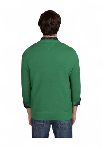 TOMMY HILFIGER Maglione Uomo Verde MW0MW36347L4F-PE25